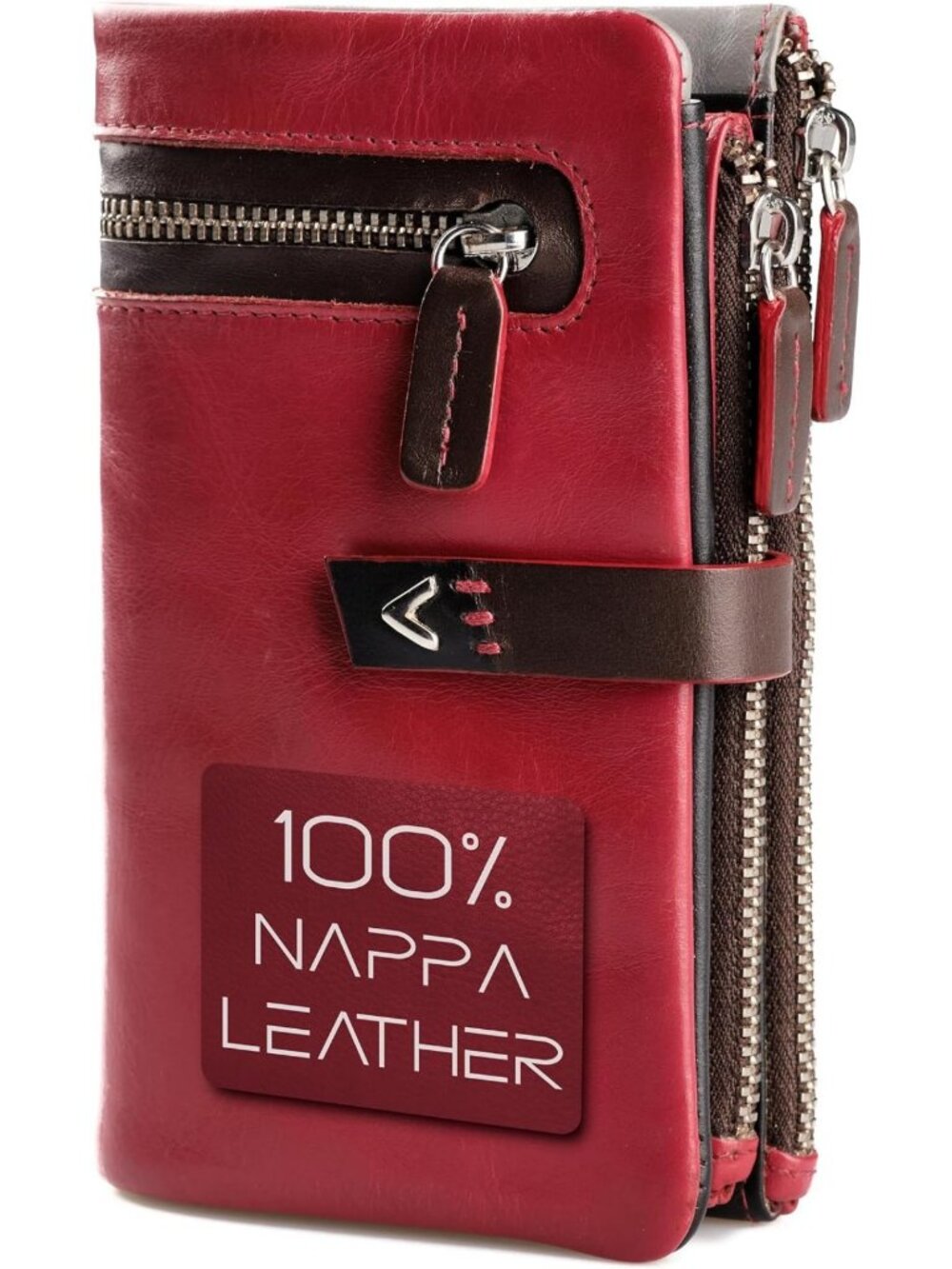 Stylish Genuine Leather RFID Wallet for Women - Secure & Chic Purses